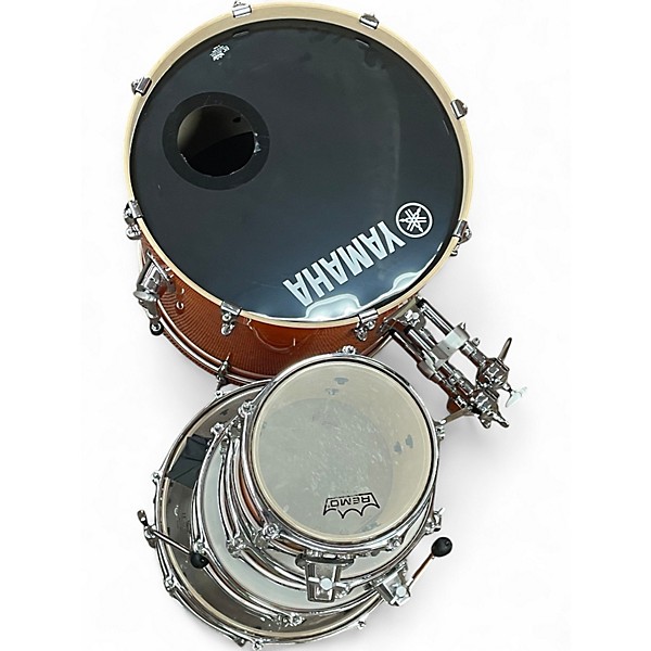Used Yamaha 5 Piece Stage Custom HONEY AMBER Drum Kit