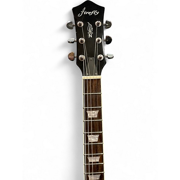 Used Firefly Electric Spanish 35 Style Sunburst Hollow Body Electric Guitar