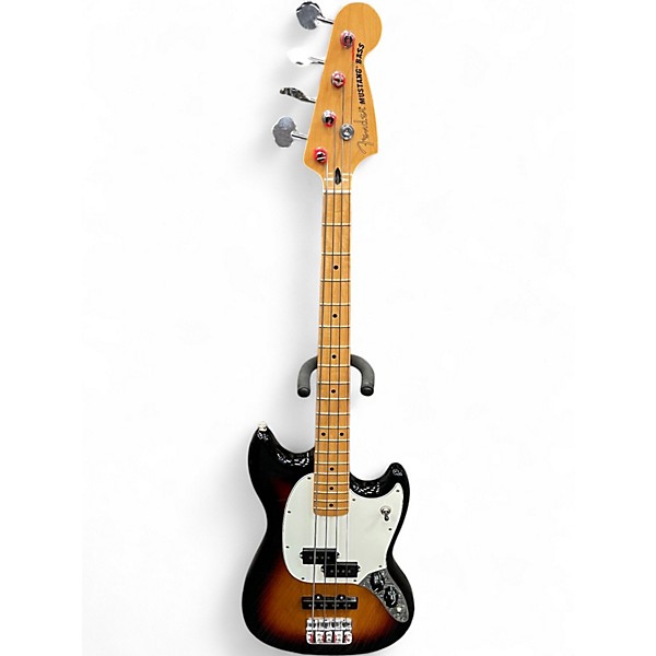 Used Fender Player II Mustang Bass PJ SUNBURST Electric Bass Guitar