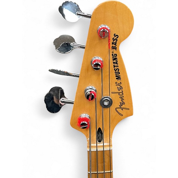 Used Fender Player II Mustang Bass PJ SUNBURST Electric Bass Guitar