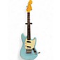 Vintage 1966 Fender Mustang Daphne Blue Solid Body Electric Guitar thumbnail