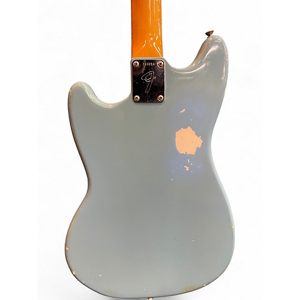 Vintage 1966 Fender Mustang Daphne Blue Solid Body Electric Guitar