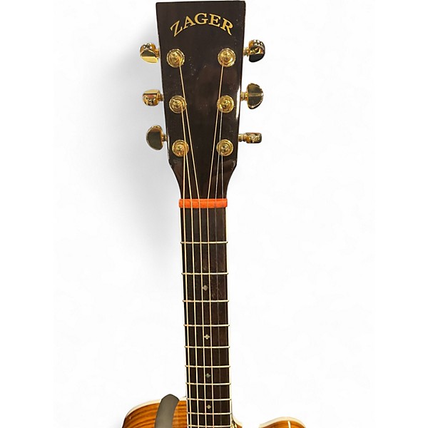 Used Zager ZAD 9000MCE AURA Natural Acoustic Electric Guitar