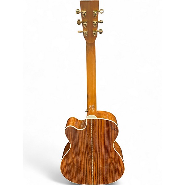 Used Zager ZAD 9000MCE AURA Natural Acoustic Electric Guitar