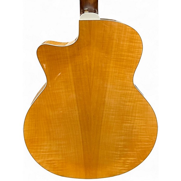 Used Guild F-2512E Deluxe Rosewood Westerly Collection Jumbo Natural 12 String Acoustic Electric Guitar