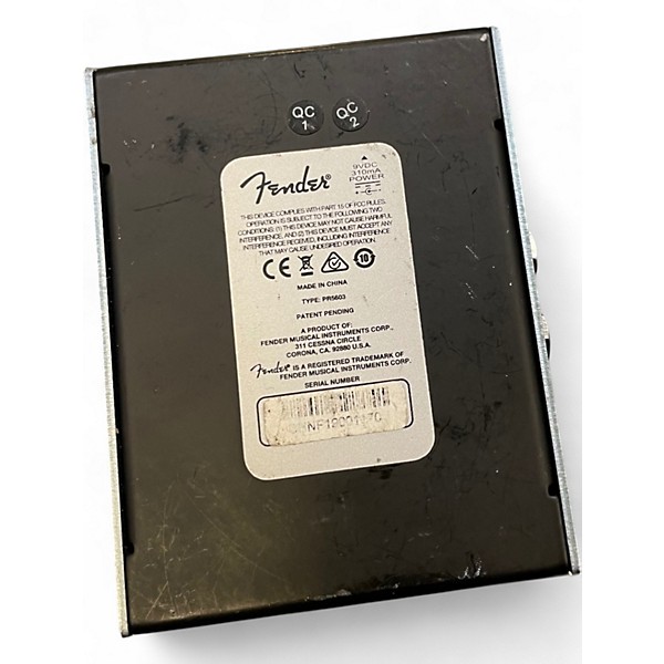 Used Fender Treverb Effect Pedal