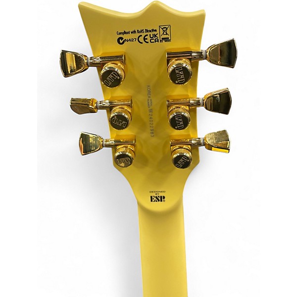 Used ESP EC1000 Deluxe Blonde Solid Body Electric Guitar