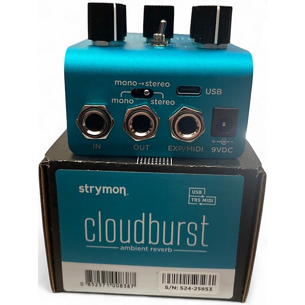 Used Strymon Cloudburst Ambient Reverb Effect Pedal