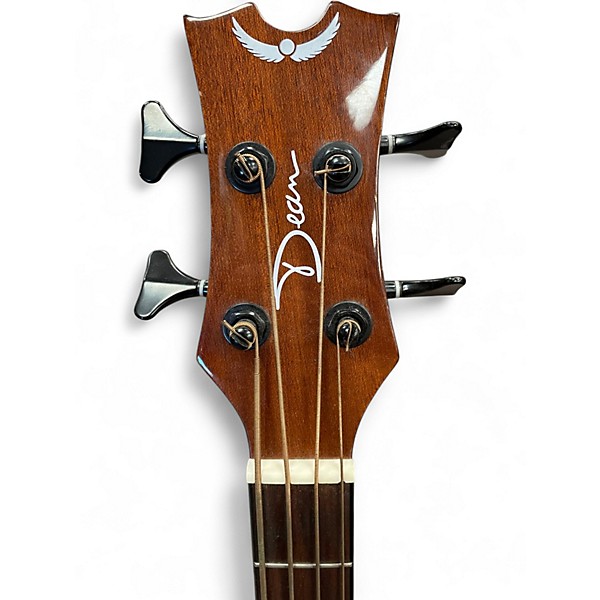 Used Dean AX EABC MAH GC Mahogany Acoustic Bass Natural Acoustic Bass Guitar