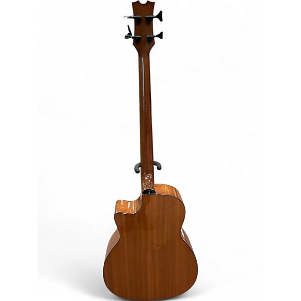 Used Dean AX EABC MAH GC Mahogany Acoustic Bass Natural Acoustic Bass Guitar