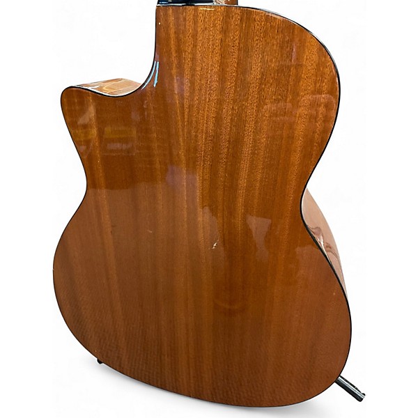 Used Dean AX EABC MAH GC Mahogany Acoustic Bass Natural Acoustic Bass Guitar