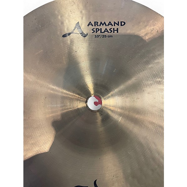 Used Zildjian 10in Armand Splash Cymbal