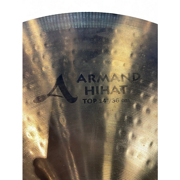 Used Zildjian 14in Armand Series Hi Hat Pair Cymbal