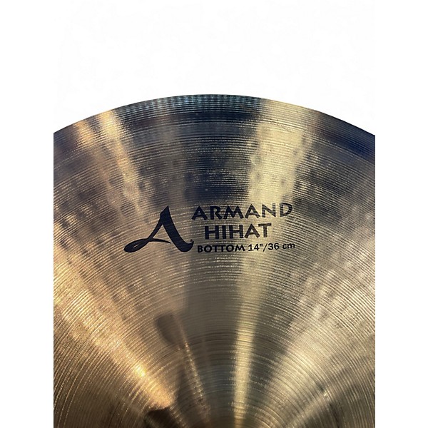 Used Zildjian 14in Armand Series Hi Hat Pair Cymbal