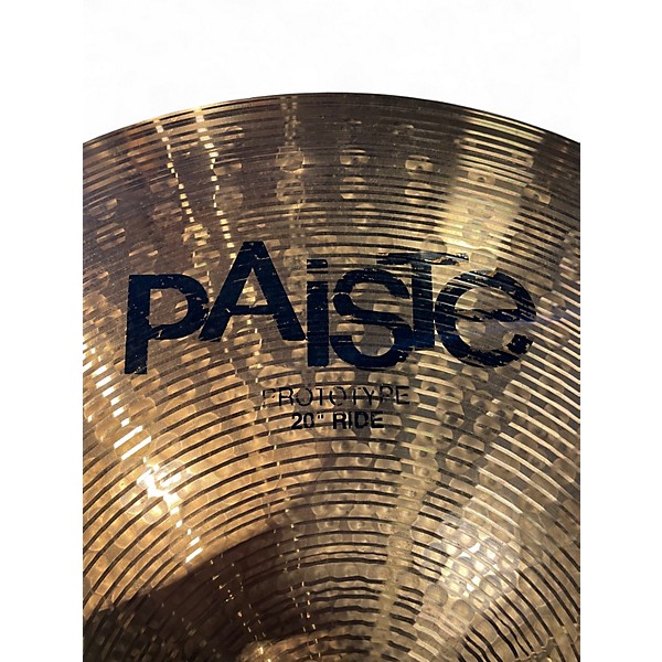 Used Paiste 20in Prototype Ride Cymbal