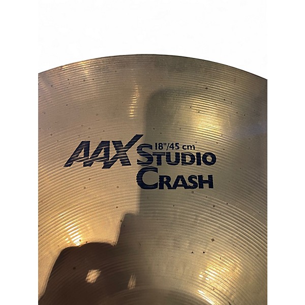 Used SABIAN 18in AAX Studio Crash Cymbal