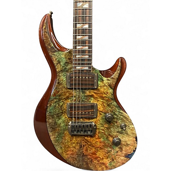 Used 2021 ESP MYSTIQUE-CTM-FT NT Emerald Green Solid Body Electric Guitar