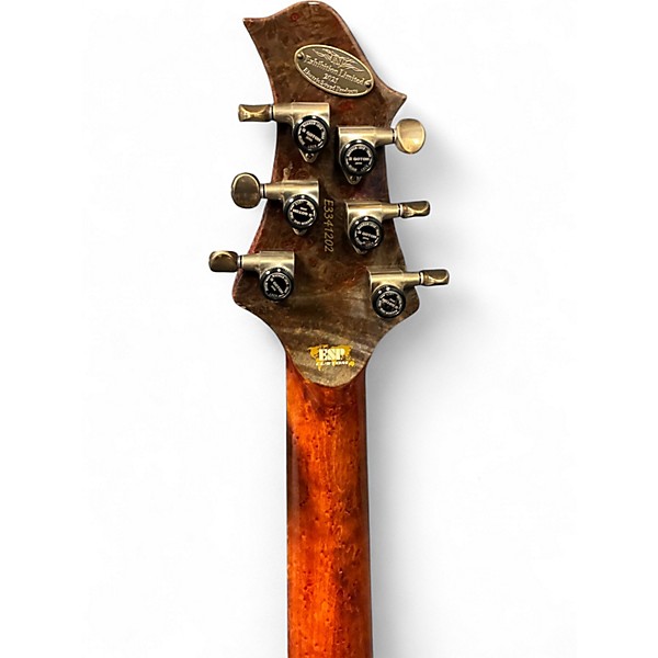 Used 2021 ESP MYSTIQUE-CTM-FT NT Emerald Green Solid Body Electric Guitar