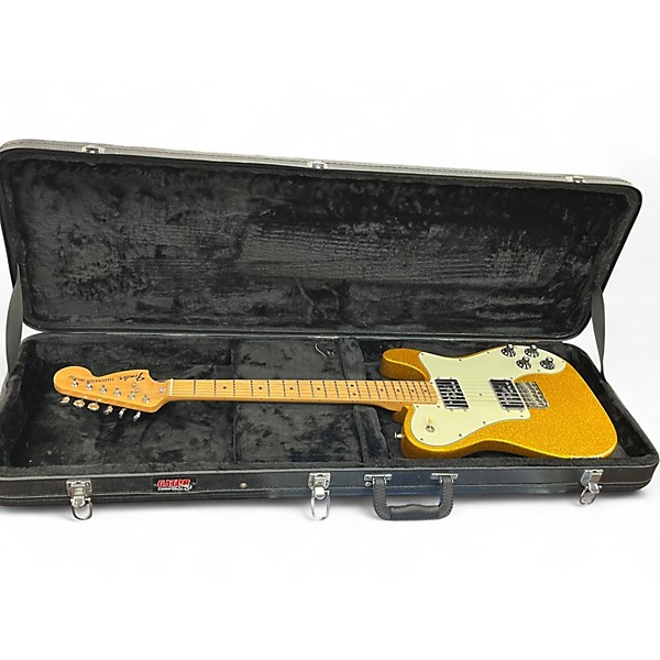 Used 2012 Fender 1972 Telecaster Deluxe Vegas Gold Flake Solid Body Electric Guitar