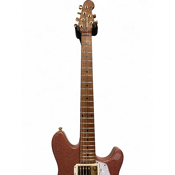 Used Ernie Ball Music Man James Valentine Signature Tremolo Pink Champagne Burst Solid Body Electric Guitar