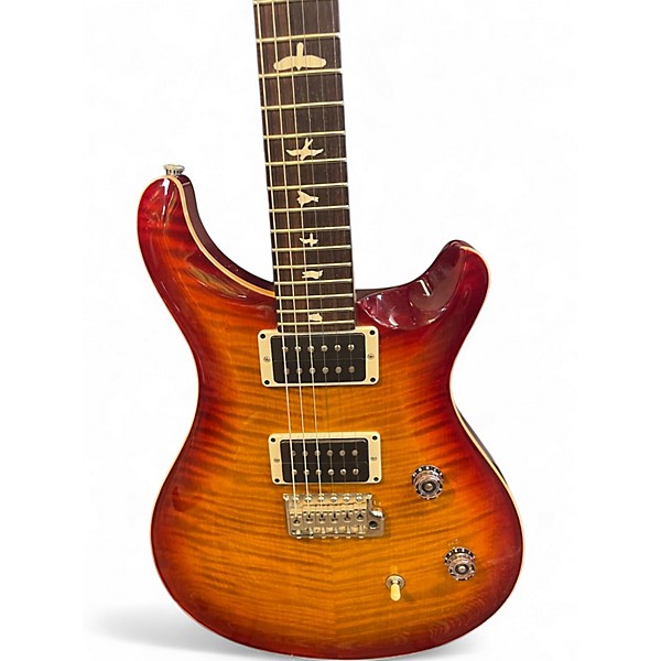 Used PRS CE24 Dark Cherry Sunburst Solid Body Electric Guitar