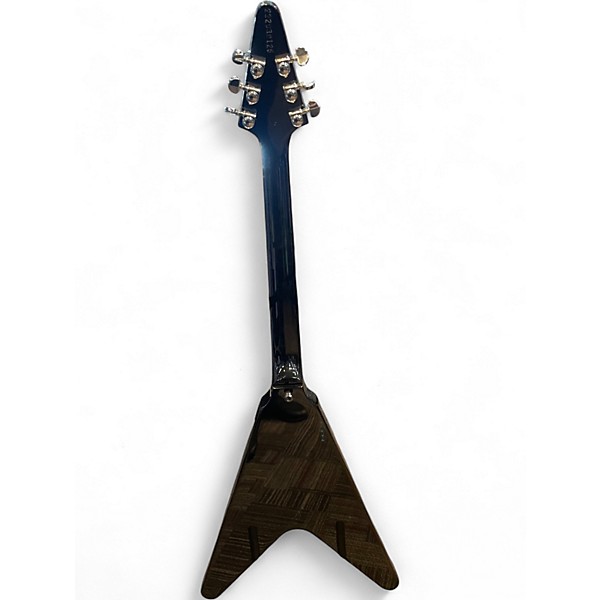 Used Gibson 70s flying v mirror Black Solid Body Electric Guitar