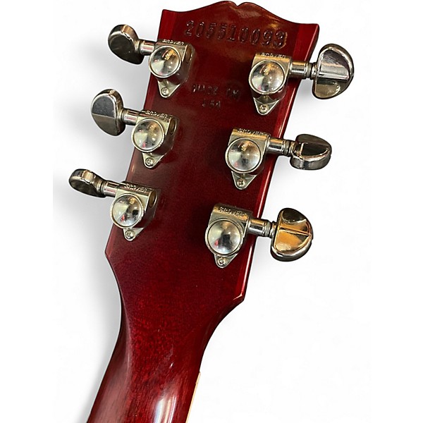 Used 2021 Gibson Les Paul Classic TRANSPARENT CHERRY Solid Body Electric Guitar