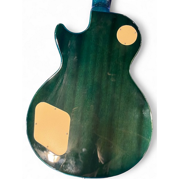 Used Epiphone Les Paul Std 60s Quilt Trans Blue Solid Body Electric Guitar