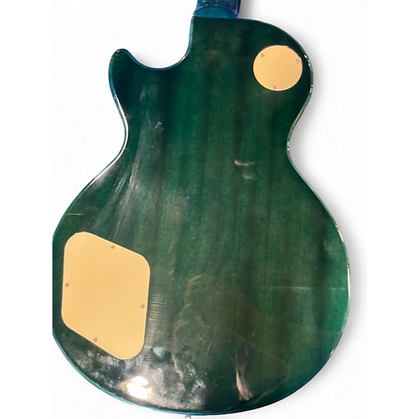 Used Epiphone Les Paul Std 60s Quilt Trans Blue Solid Body Electric Guitar