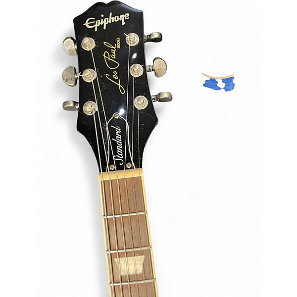 Used Epiphone Les Paul Std 60s Quilt Trans Blue Solid Body Electric Guitar