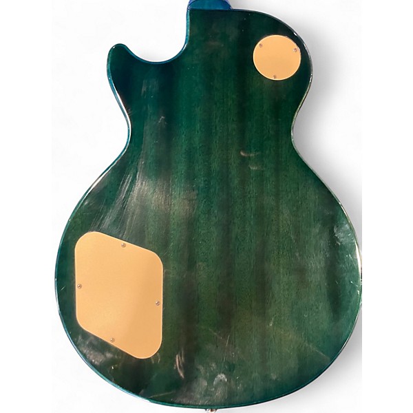 Used Epiphone Les Paul Std 60s Quilt Trans Blue Solid Body Electric Guitar