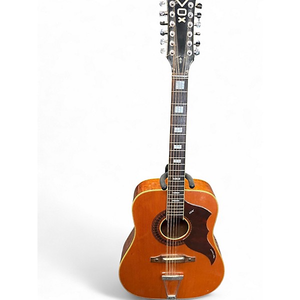 Vintage 1960s VOX FOLK TWELVE NATURAL 12 String Acoustic Guitar