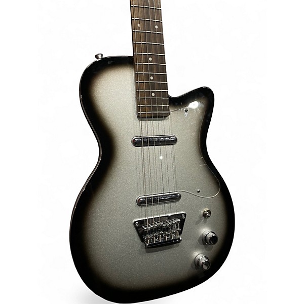 Used Silvertone 1303/U2 Silverburst Solid Body Electric Guitar