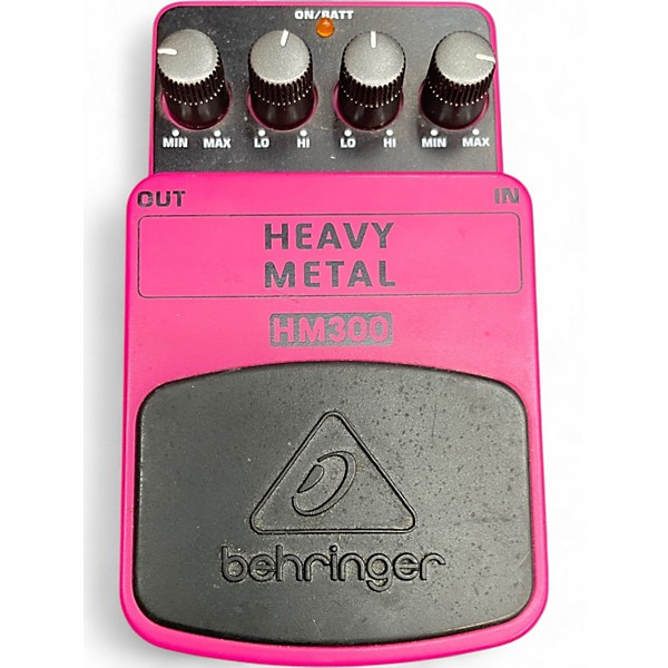Used Behringer HM300 Heavy Metal Distortion Effect Pedal