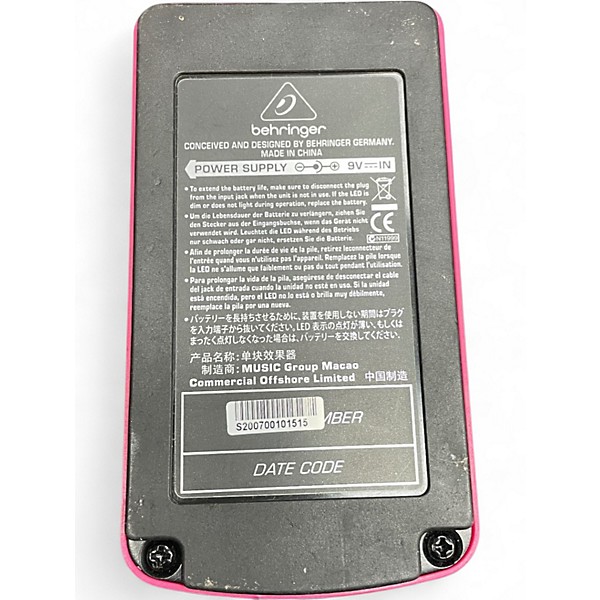 Used Behringer HM300 Heavy Metal Distortion Effect Pedal