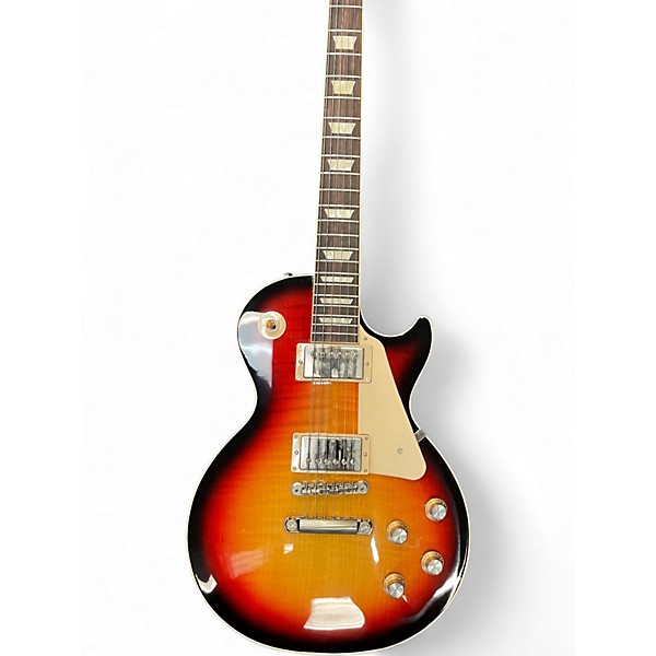 Used Gibson Les Paul Standard 1960S Neck 3 Color Sunburst Solid Body Electric Guitar