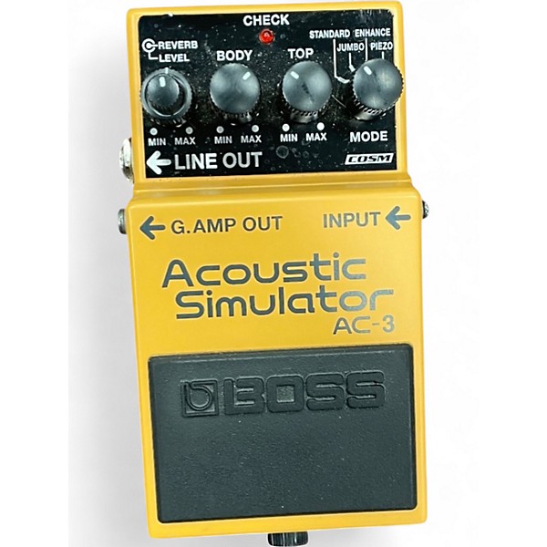 Used BOSS AC3 Acoustic Simulator Effect Pedal