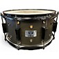 Used Pork Pie 7X13 Little Squealer Snare Satin Black Ebony Drum thumbnail
