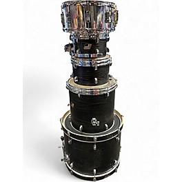 Used Ludwig 5 Piece BACKBEAT ELITE MIDNIGHT GRAIN Drum Kit