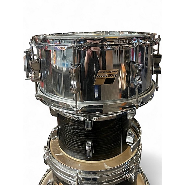 Used Ludwig 5 Piece BACKBEAT ELITE MIDNIGHT GRAIN Drum Kit