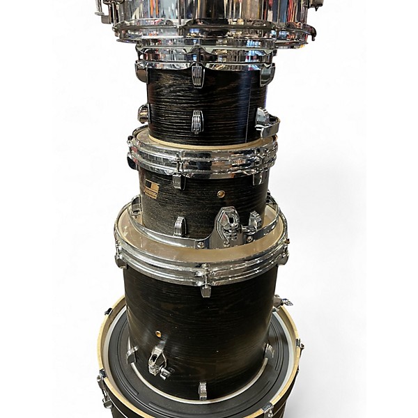 Used Ludwig 5 Piece BACKBEAT ELITE MIDNIGHT GRAIN Drum Kit