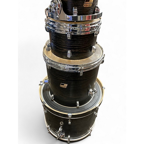 Used Ludwig 5 Piece BACKBEAT ELITE MIDNIGHT GRAIN Drum Kit