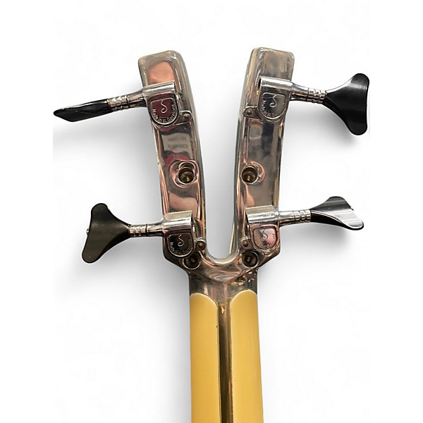 Vintage 1980 Kramer LX-8 Cream Electric Bass Guitar