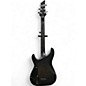 Used Schecter Guitar Research C1 Platinum Trans Black Solid Body Electric Guitar