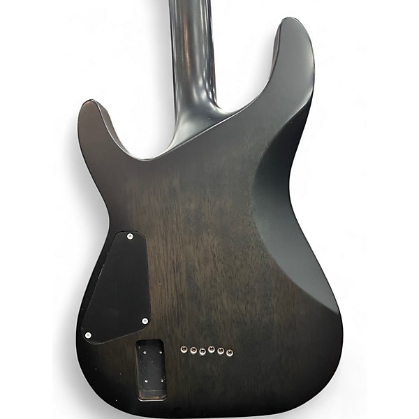 Used Schecter Guitar Research C1 Platinum Trans Black Solid Body Electric Guitar