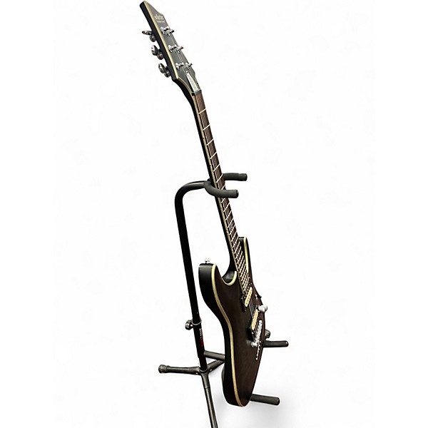 Used Schecter Guitar Research C1 Platinum Trans Black Solid Body Electric Guitar