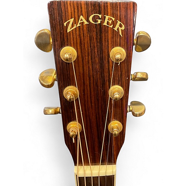 Used Zager ZAD-80 Natural Acoustic Guitar