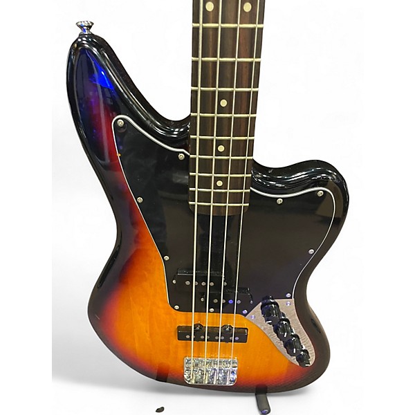 Used Squier jaguar bass sunburst Electric Bass Guitar
