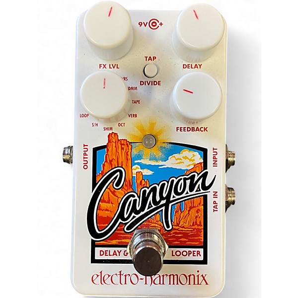 Used Electro-Harmonix Canyon Delay and Looper Effect Pedal