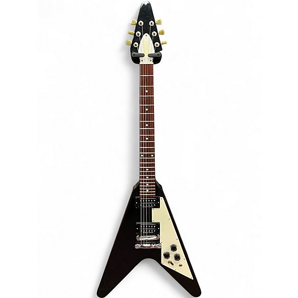 Used Gibson FLYING V T Ebony Solid Body Electric Guitar